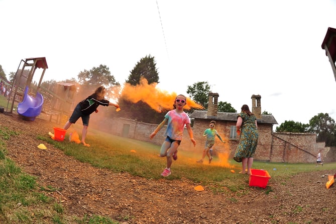 Photo: Steve Pope. MDA260623A_SP015
Lottie's charity colour run at Stover School