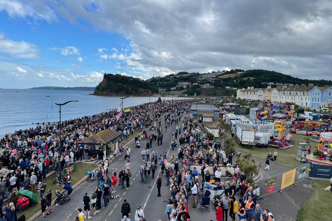 We're looking forward to seeing everyone at the Teignmouth Airshow.
It is sure to be an exciting few days but when large groups of people gather it is always important to think of others around you. 
We're going to have extra patrols throughout the weekend and we will be working alongside event security and volunteer marshals to ensure that everybody has a fun and safe time. Disruptive and anti-social behaviour will not be tolerated.
Remember, if you are heading out to watch the live music performances tomorrow, under 18Õs must be accompanied by a parent or guardian to enter the event arena, bag searches will be taking place on entry and only alcohol brought from the designated event bars is permitted within the licenced area of the arena.
We'll see you there!