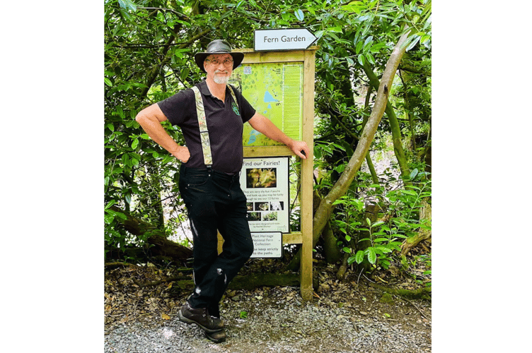 Fern curator and pteridological expert Julian Reed