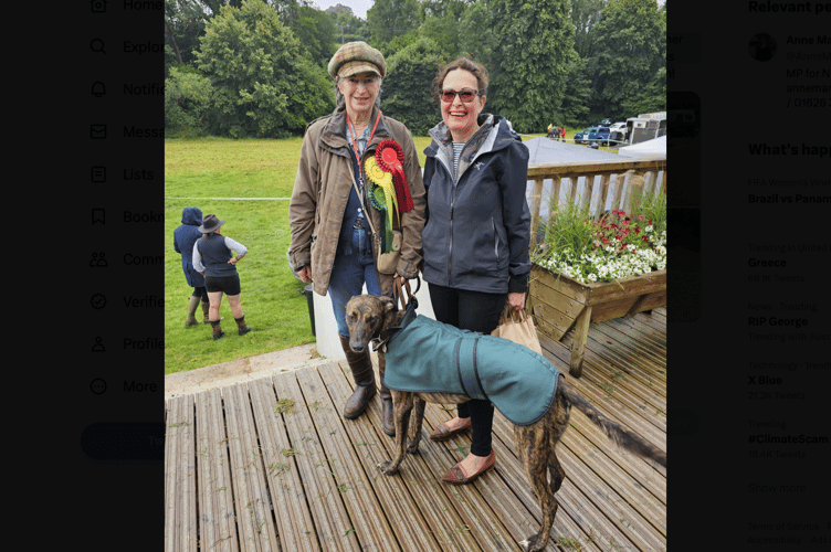 MP Anne Marie Morris at Ashcombe Village Fete