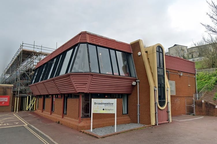 Broadmeadow Sports Centre at Teignmouth (Google Street View)
(26-7-23)