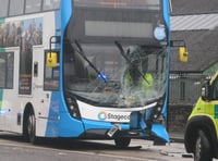 Multiple car collision leaves central Newton Abbot road closed