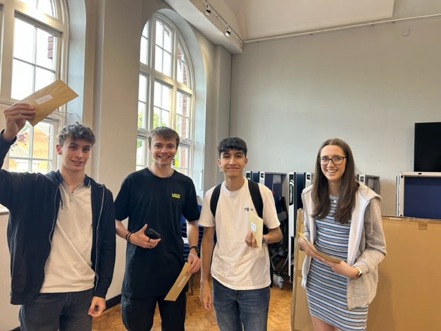 On Newton Abbot College results day Emily, Tia, Erin and Taylor all celebrating getting the results they need for their next steps.
Picture: Abbot College (17-8-23)