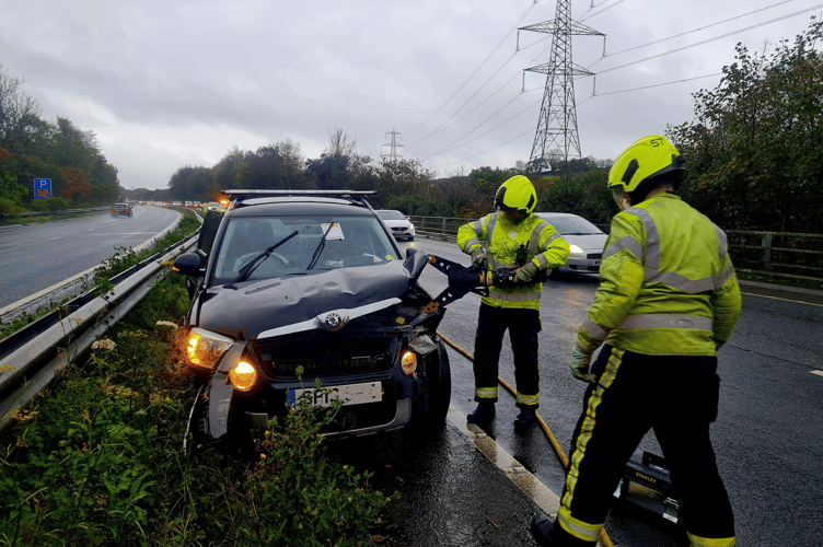 ICYMI: Multi car collision on A38 