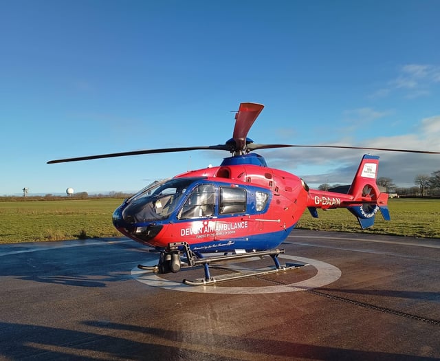 Record-breaking year for air ambulance 