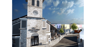 WATCH: 'Fly-by' video shows off alternate look of town revamp 