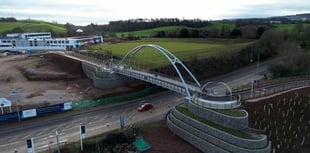 New footbridge opens over main road 