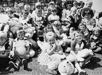 Cygnet Playgroup making most of 1989 summer sun 