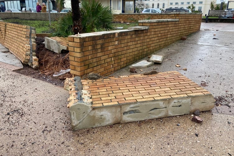 Repair work starting on Teignmouth Promenade