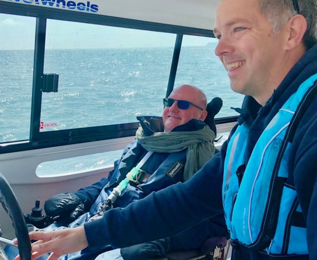 Disabled businessman helps others enjoy life at sea 