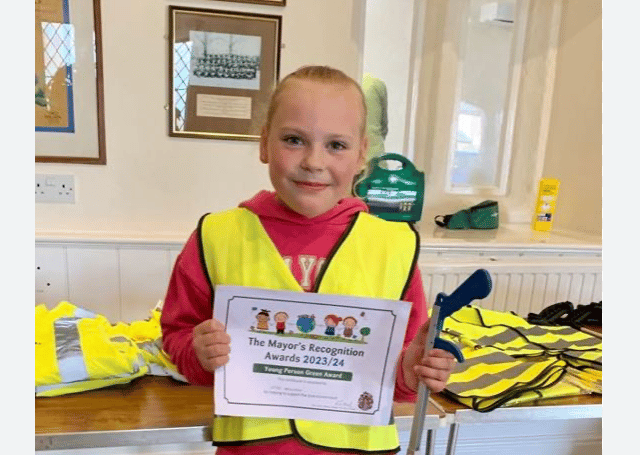 Litter picking Lottie from Chagford wins Mayor's Green Award