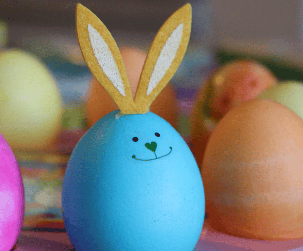 Easter egg stock image 