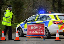 Road closed in Dawlish after collision