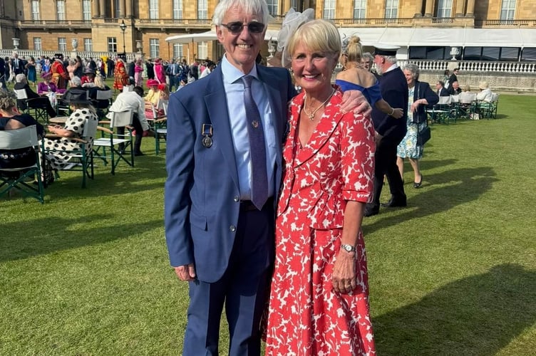 Teignmouth RNLI volunteers Brian Arnett and Anne Steele Arnett 