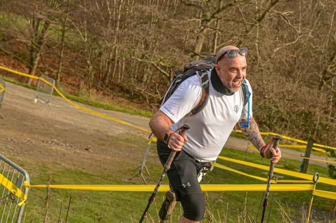 Chris Linnitt, preparing to climb Mont Blanc 