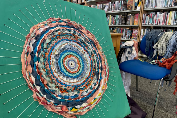 Community Weaving Project at Teignmouth Library