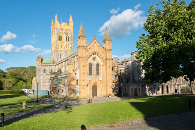 Buckfast Abbey in South Devon