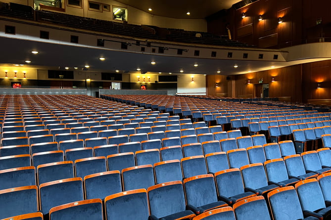 The new look auditorium at the Princess Theatre