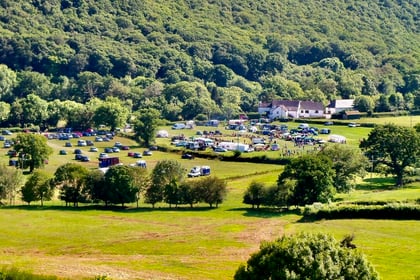 Village show in the heart of the Teign Valley