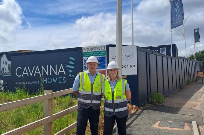 Mark Wyatt and Rebecca CarruthersCavanna Homes