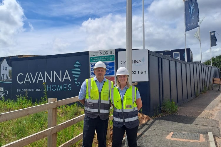 Mark Wyatt and Rebecca CarruthersCavanna Homes