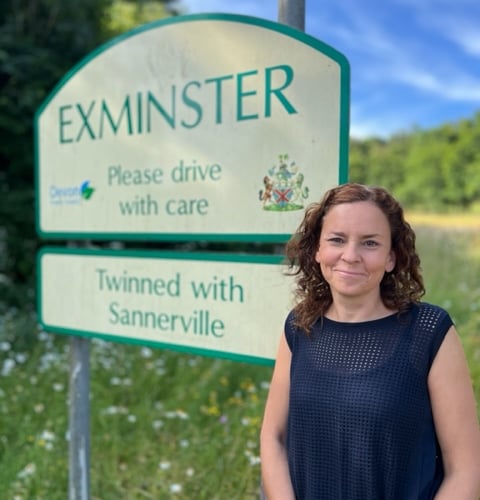 Vanessa Pestridge, the new vicar of Exminster.