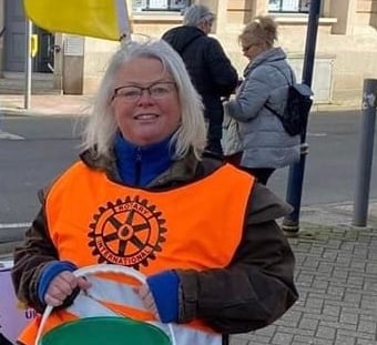 Nicky Burgess Teignmouth Rotary Club's first female president