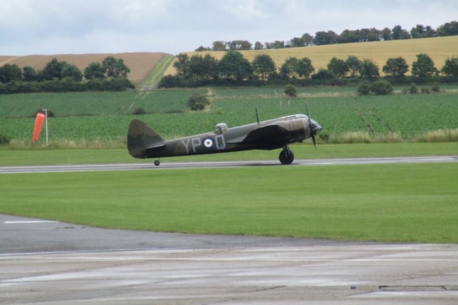 Bovey Tracey resident David Heath who was lucky enough to secure a flight the world's only airworthy Bristol Blenheim - an RAF  light bomber from the start of WW2