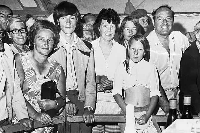 Archive.  Crowds at the Teignmouth Rotary Club Fete in August 1973