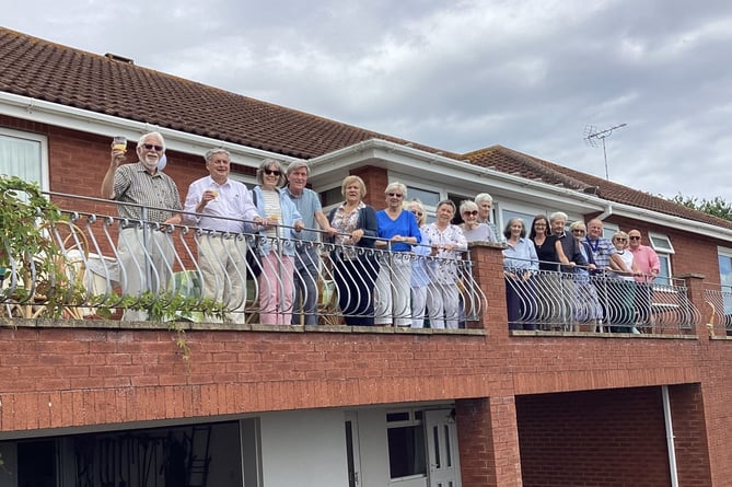 Dawlish Twinning Association summer cream tea. Photo Angie Weatherhead 