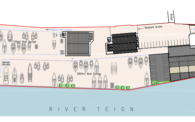 Development plans for the Riverside Boatyard in Teignmouth