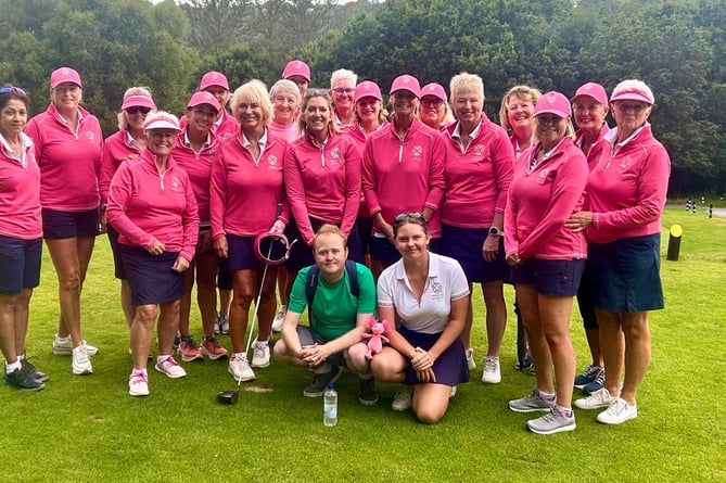 Teignmouth's victorious Creasy team and supporters