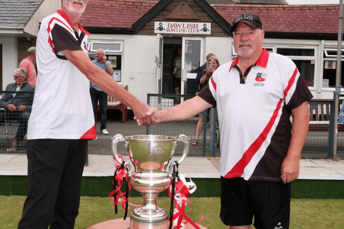 Sefton Cup finalists Ken Brimacombe (left) and Kevin Gibbins