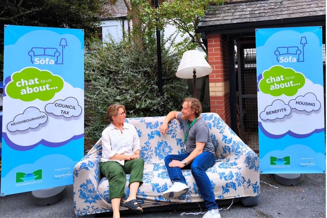 The Sofa is aimed at helping Teignbridge residents access information and advice.