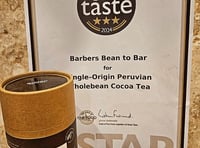 Unique chocolate tea wins taste award