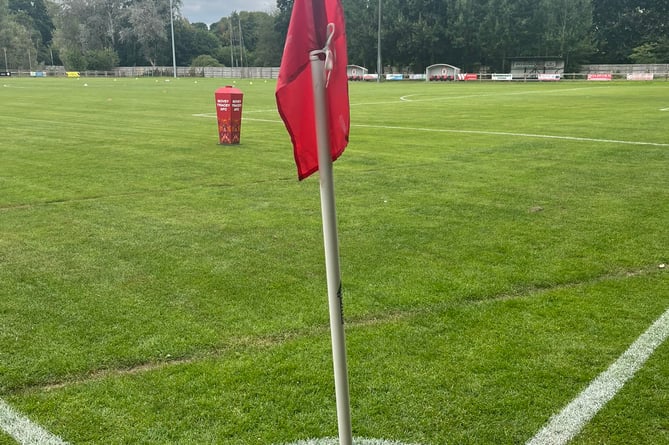 Calm before the storm at Bovey Tracey's ground