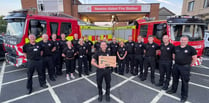 Fire station boss hangs up helmet after 36 years 