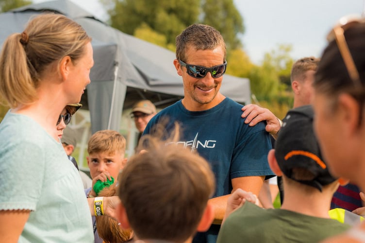 Bear Grylls at Gone Wild Festival, Powderham Castle 