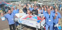 Grand effort from hospital bed push