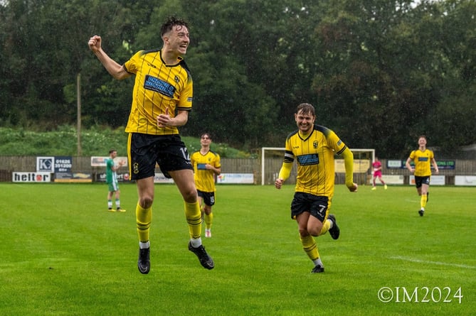 Buckland's young goalscorer Ryan Smith celebrates