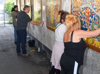 Artists brush off graffiti vandalism