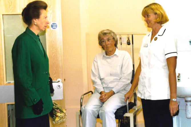 The Princess Royal opened Dawlish Community Hospital in 1999. Photo Torbay and South Devon  Healthcare Trust 