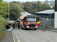 Teignbridge firefighters help tackle Tavistock industrial blaze 