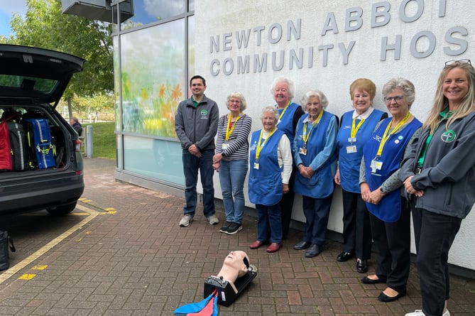 Newton Abbot Hospital League of Friends donate lifesaving equipment to BASICS Devon volunteer emergency medics