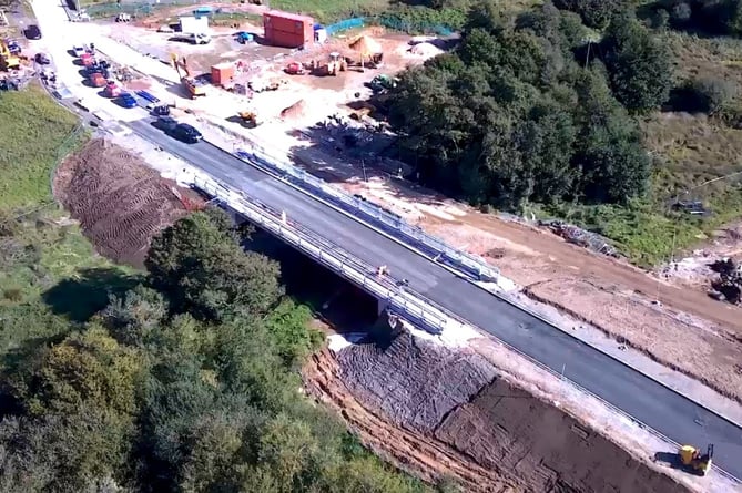 New Dawlish link road, Photo Teignbridge Council 