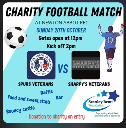 Spurs vs Sharpys charity match