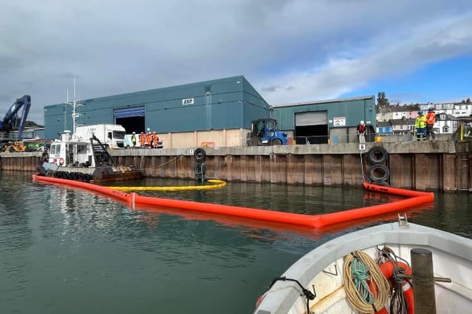 Teignmouth Harbour Commission and ABP Teignmouth are prepared for any potential oil spill after training earlier this month.