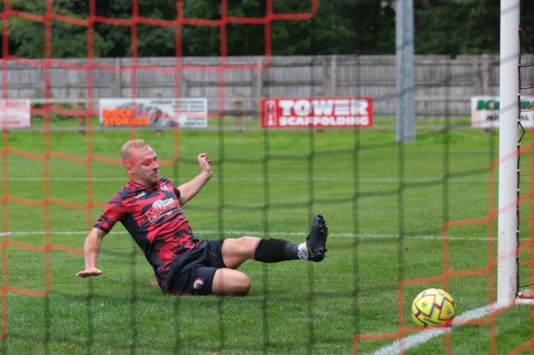 Bovey Tracey AFC's hat-trick hero Lewis Perring