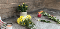 Tributes left after homeless man's death