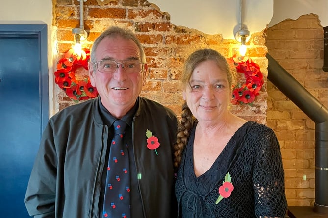 Alan and Mandy Riley have been organising Teignmouth's Poppy Appeal for 30 years.